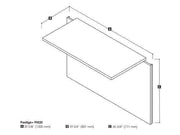 Modubox Desk Bridge Prestige+ Desk Bridge - Available in 3 Colours