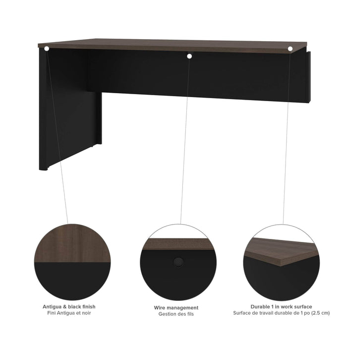 Modubox Desk Connexion L-Shaped Desk with Lateral File Cabinet and Hutch - Available in 3 Colours