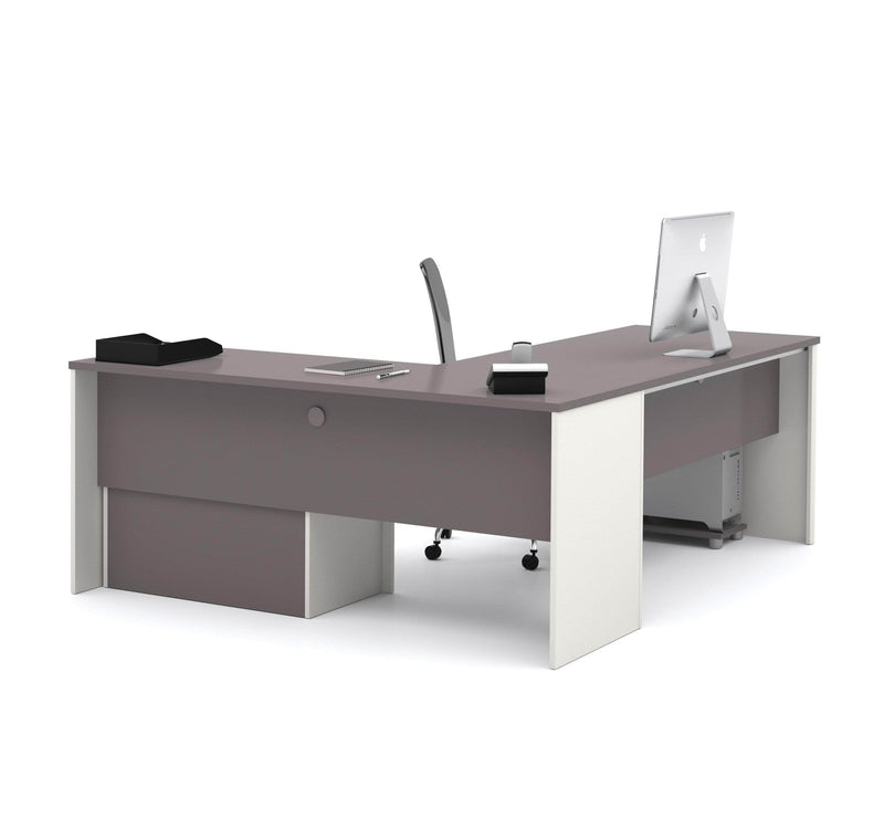 Modubox Desk Connexion L-Shaped Desk with Lateral File Cabinet - Available in 3 Colours