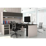 Modubox Desk Connexion L-Shaped Desk with Pedestal and Hutch - Available in 3 Colours