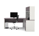 Modubox Desk Connexion L-Shaped Desk with Pedestal and Hutch - Available in 3 Colours