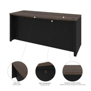 Modubox Desk Connexion U-Shaped Executive Desk with Lateral File Cabinet and Hutch - Available in 3 Colours