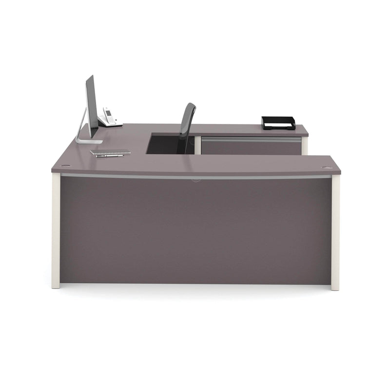 Modubox Desk Connexion U-Shaped Executive Desk with Lateral File Cabinet - Available in 3 Colours