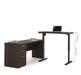 Modubox Desk Dark Chocolate Embassy 2-Piece Set Including a Standing Desk and a Pedestal Desk - Dark Chocolate