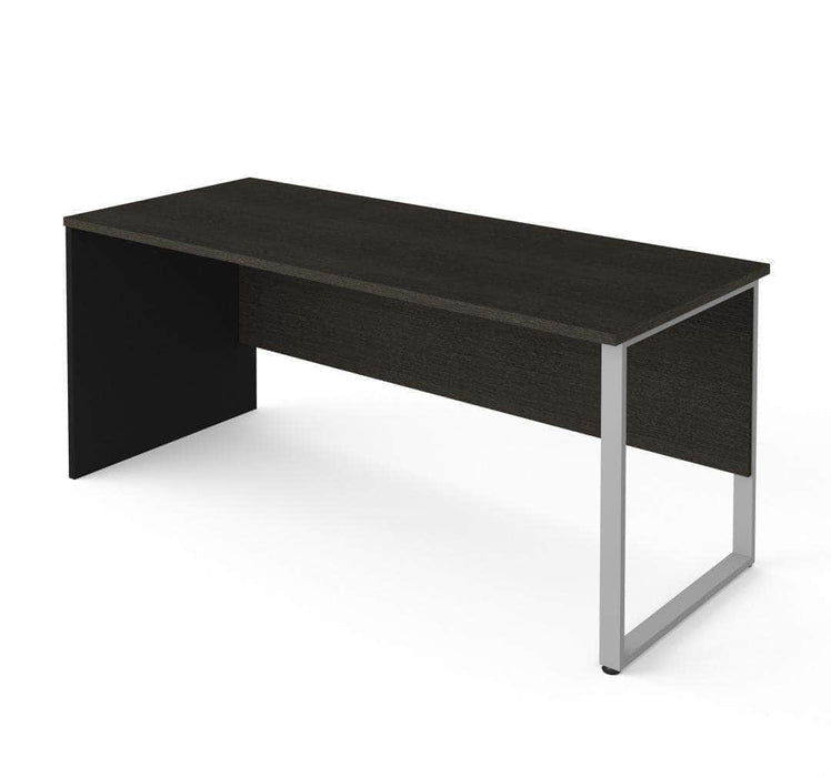 Modubox Desk Deep Grey & Black Pro-Concept Plus Table Desk with Rectangular Metal Leg - Available in 2 Colours