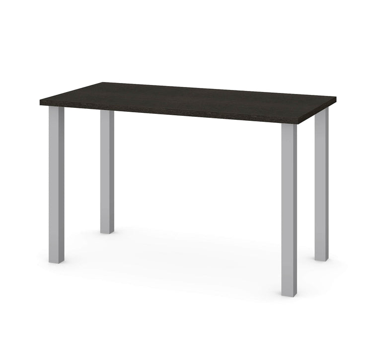 Modubox Desk Deep Grey Universel 24“ x 48“ Table Desk with Square Metal Legs - Available in 10 Colours
