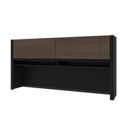 Modubox Desk Hutch Antigua & Black Connexion Hutch for Narrow Desk Shell - Available in 3 Colours