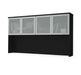 Modubox Desk Hutch Black Pro-Concept Plus Desk Hutch with Frosted Glass Doors - Available in 2 Colours