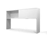 Modubox Desk Hutch White Pro-Linea Desk Hutch with Doors - Available in 3 Colours