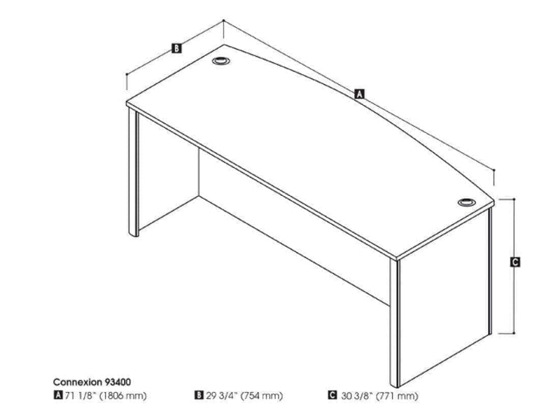 Modubox Desk Modubox Connexion Executive Office Desk