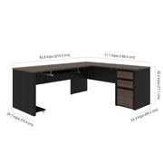 Modubox Desk Modubox Connexion L-Shaped Desk with Pedestal