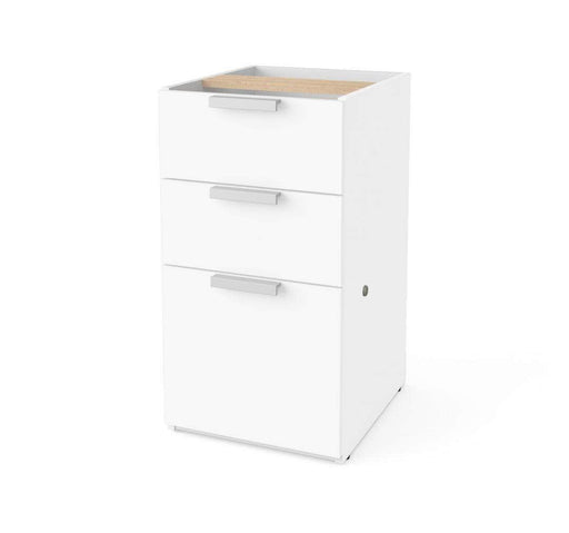 Modubox Desk Pedestal White Pro-Concept Plus Add-on Desk Pedestal with 3 Drawers - Available in 2 Colours