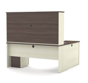 Modubox Desk Prestige+ 72W L-Shaped Desk with Pedestal and Hutch - Available in 3 Colours