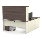 Modubox Desk Prestige+ U-Shaped Executive Desk with Hutch and 2 Pedestals - Available in 3 Colours