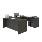 Modubox Desk Prestige+ U-Shaped Executive Desk with Pedestal - Available in 3 Colours