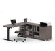 Modubox Desk Pro-Linea 2-Piece Set Including a Standing Desk and a Credenza - Available in 2 Colours