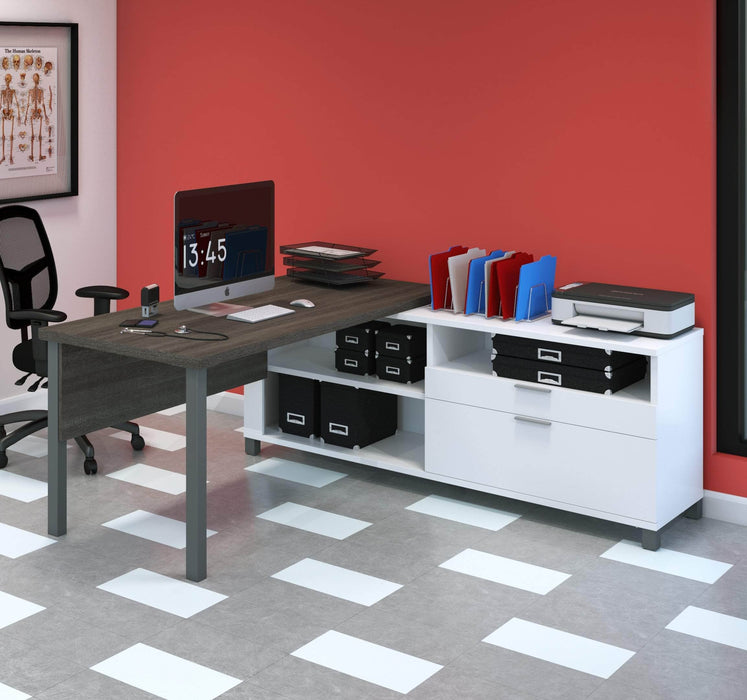 Modubox Desk Pro-Linea L-Shaped Desk - Available in 2 Colours