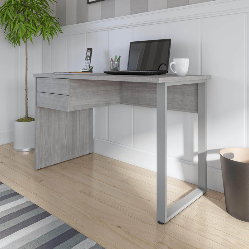 Modubox Desk Solay 48"W Reversible Small Table Desk With U-Shaped Metal Leg - Available in 2 Colours