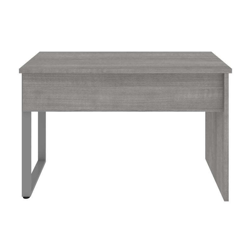 Modubox Desk Solay 48"W Reversible Small Table Desk With U-Shaped Metal Leg - Available in 2 Colours