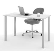 Modubox Desk Universel 24“ x 48“ Table Desk with Square Metal Legs - Available in 10 Colours
