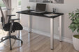 Modubox Desk Universel 24“ x 48“ Table Desk with Square Metal Legs - Available in 10 Colours