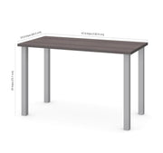 Modubox Desk Universel 24“ x 48“ Table Desk with Square Metal Legs - Available in 10 Colours
