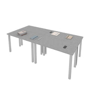 Modubox Desk Universel 4-Piece Set Including 4 24″ × 48″ Table Desks with Square Metal Legs - Available in 3 Colours