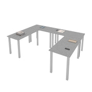Modubox Desk Universel 4-Piece Set Including 4 24″ × 48″ Table Desks with Square Metal Legs - Available in 3 Colours