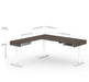 Modubox Desk Viva L-Shaped Standing Desk - Available in 2 Colours