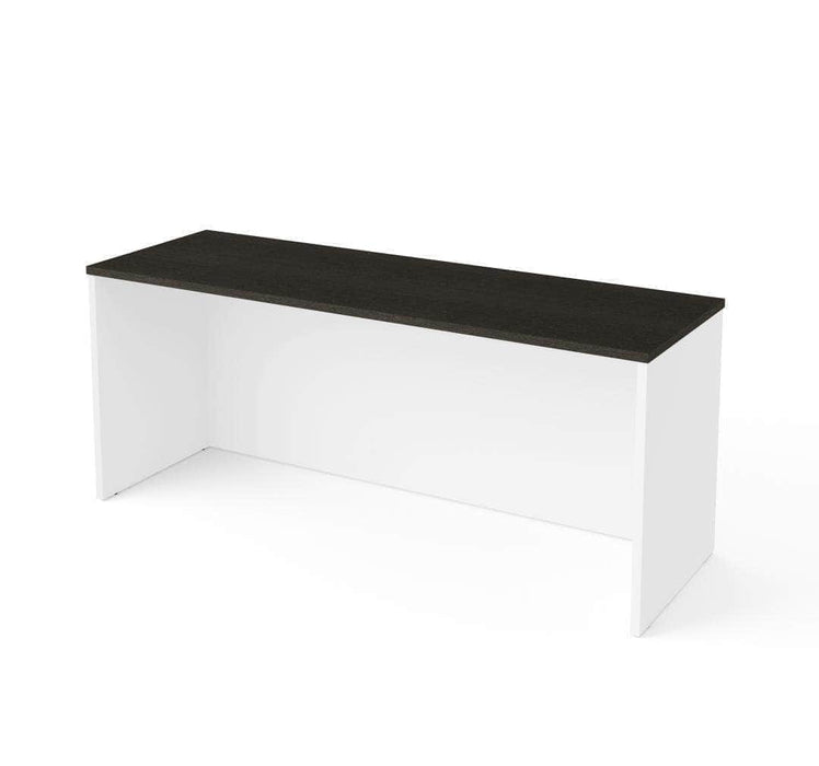 Modubox Desk White & Deep Grey Pro-Concept Plus Narrow Desk Shell - Available in 2 Colours