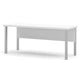 Modubox Desk White Pro-Linea Table Desk with Square Metal Legs - Available in 2 Colours