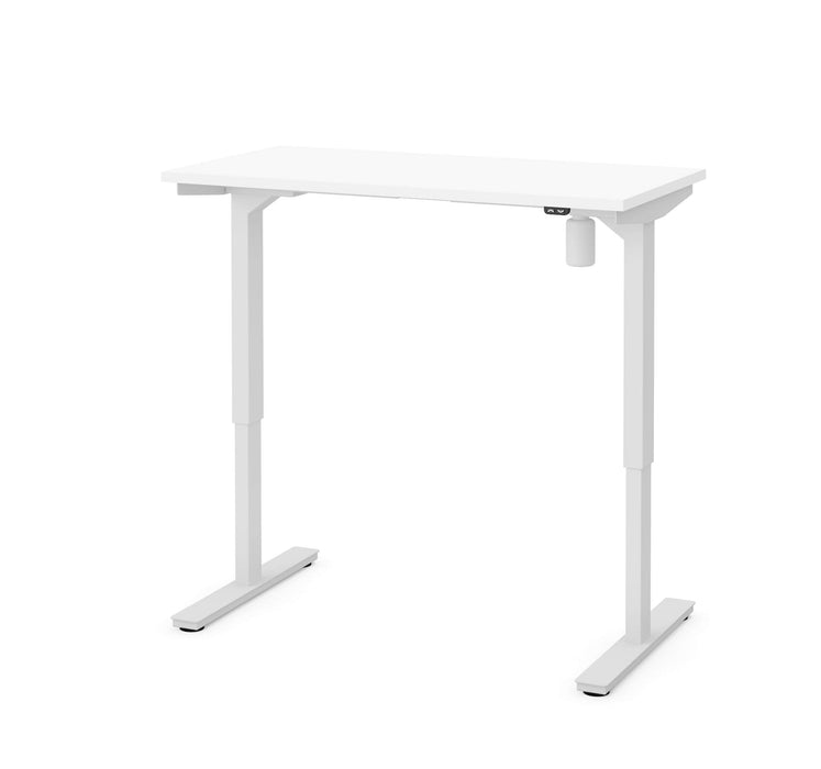 Modubox Desk White Universel 24“ x 48“ Electric Standing Desk - White