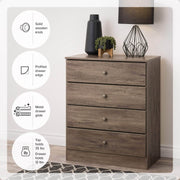 Modubox Drawer Chest Astrid 4-Drawer Dresser - Multiple Options Available