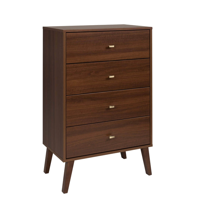 Modubox Drawer Chest Milo Mid Century Modern 4-drawer Chest - Available in 4 Colours