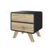 Modubox End Table Black UV & Sandy Brown Oak Alhena 20W End Table - Available in 2 Colours