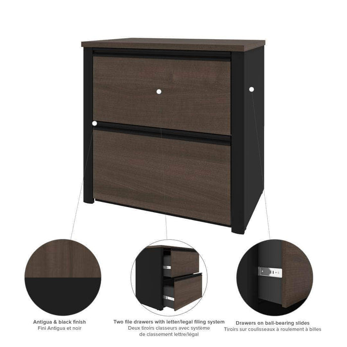 Modubox File Cabinet Connexion 30” Lateral File Cabinet - Available in 3 Colours