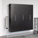 Modubox HangUps Home Storage Collection Black HangUps 72 inch Storage Cabinet 3 Piece Set C - Available in 3 Colours