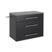 Modubox HangUps Home Storage Collection Black HangUps Three Drawer Base Storage Cabinet - Available in 3 Colours