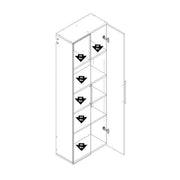 Modubox HangUps Home Storage Collection HangUps 24 inch Large Storage Cabinet - Available in 3 Colours