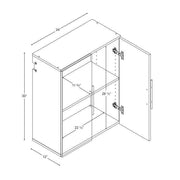 Modubox HangUps Home Storage Collection HangUps 24 inch Upper Storage Cabinet - Available in 3 Colours