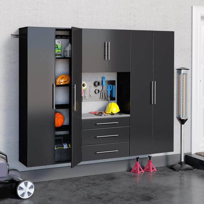 Modubox HangUps Home Storage Collection HangUps 90 inch Storage Cabinet 4 Piece Set G - Available in 3 Colours