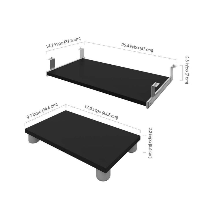 Modubox Keyboard Tray Connexion Keyboard Tray and CPU Stand - Available in 2 Colours