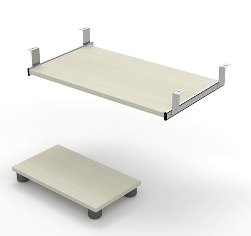 Modubox Keyboard Tray White Chocolate Prestige+ Keyboard Tray and CPU Stand - Available in 3 Colours