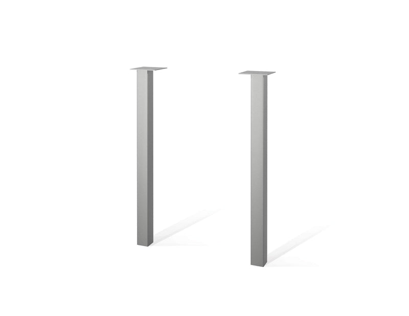 Modubox Legs Silver Contempo Set of 2 Metal Legs - Silver