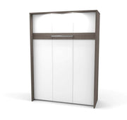 Modubox Murphy Wall Bed Bark Grey & White Cielo 59W Full Murphy Wall Bed - Available in 2 Colours