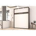 Modubox Murphy Wall Bed Bark Grey & White Cielo Queen Size Murphy Wall Bed - Available in 2 Colours