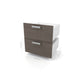 Modubox Murphy Wall Bed Cielo Full Murphy Wall Bed and 2 Storage Cabinets with Drawers (98W) - Available in 2 Colours