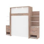 Modubox Murphy Wall Bed Cielo Full Murphy Wall Bed with Storage (98W) - Available in 2 Colours