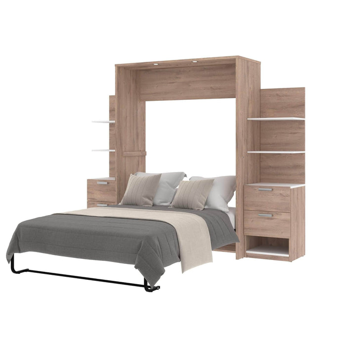 Modubox Murphy Wall Bed Cielo Full Murphy Wall Bed with Storage (98W) - Available in 2 Colours