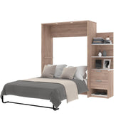 Modubox Murphy Wall Bed Cielo Full Murphy Wall Bed with Storage Cabinet (79W) - Available in 2 Colours